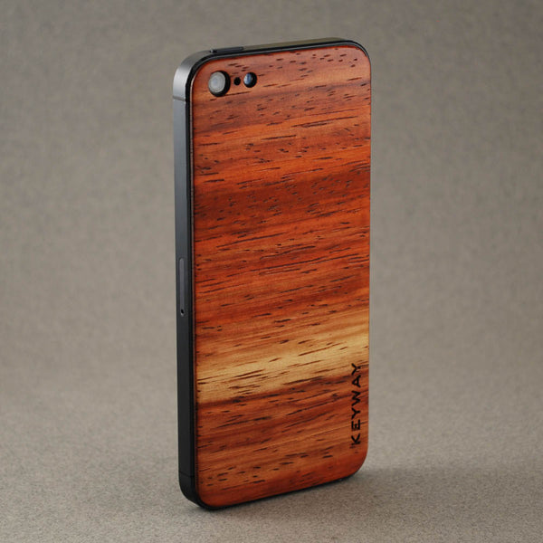 wood iPhone Adhesive Back, Padauk