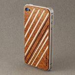 Sipo BackBoard iPhone Skin with engraved stripes and Maple inlays