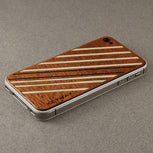 Sipo BackBoard iPhone Skin with engraved stripes and Maple inlays