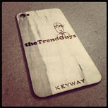 Maple BackBoard iPhone replacement back with custom engraving for The Trend Guys