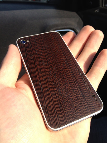 Wenge wood iPhone Cover , BackBoard