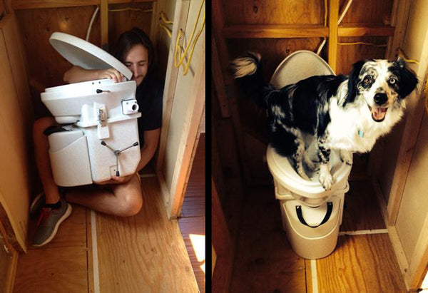 Tiny House Bathroom Composting Toilet