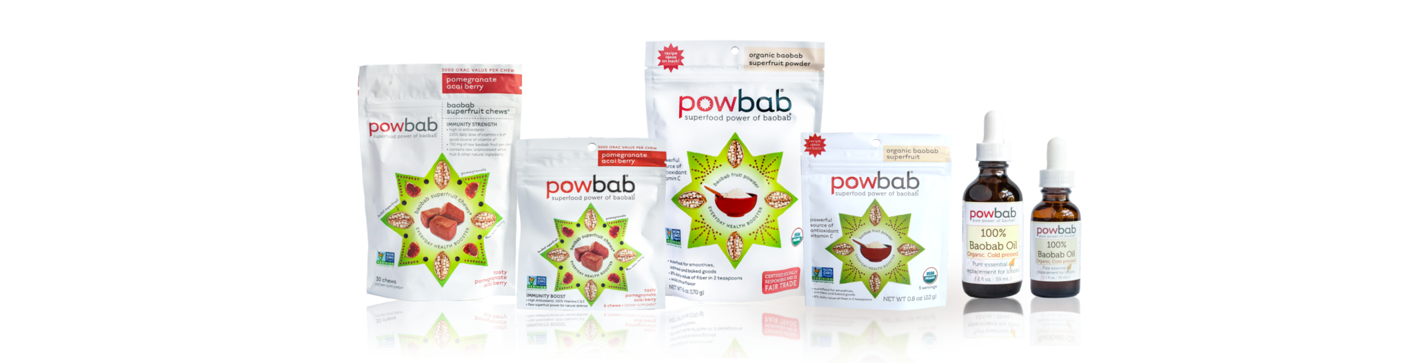 all powbab products