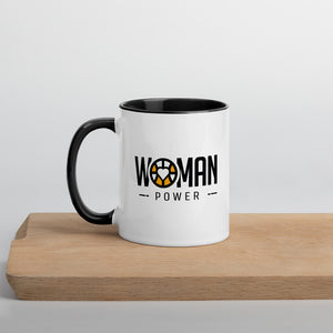 Woman Power - Mug avec intérieur couleur
