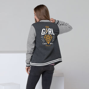 Girl Can Ball - Women's Letterman Jacket