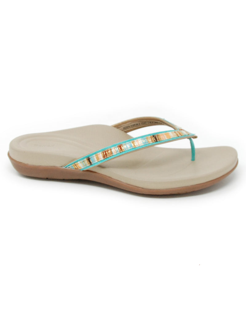 Aetrex Gwen Marine Flip Flop Sandal 