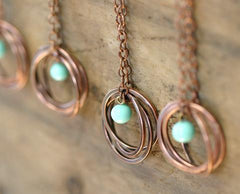 Copper Trinity Necklace