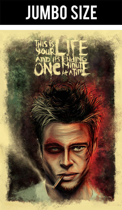 fight club poster brad pitt