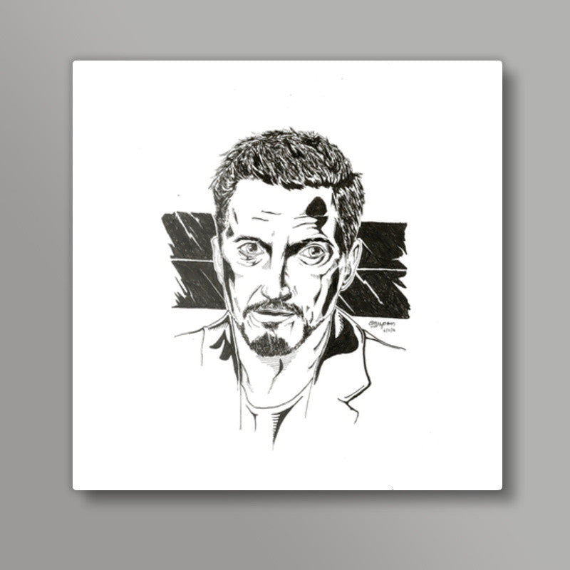 Robert Downey Jr Artwok Square Art Prints Artist Anupam Images, Photos, Reviews