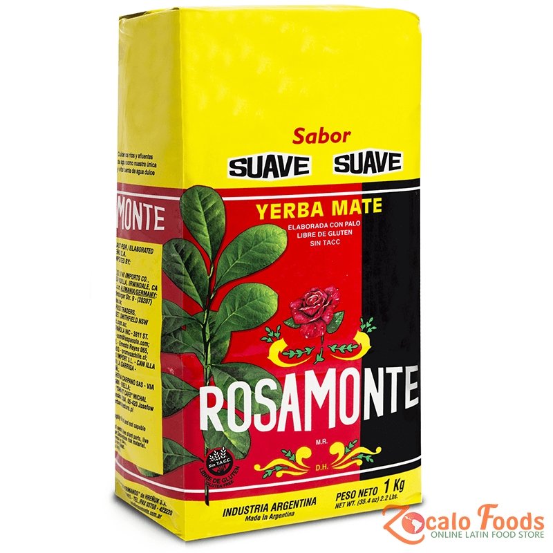 Yerba Mate Rosamonte Suave x 3 KG Argentina Tea 6.6 lb by Rosamonte