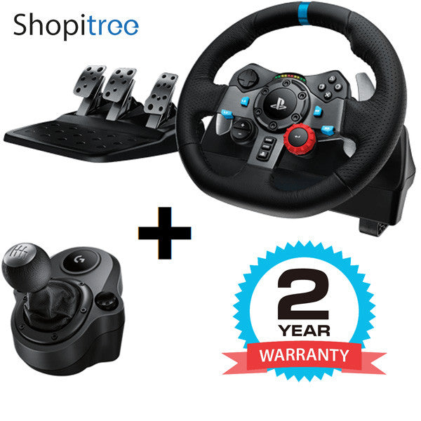 Logitech / G G29 Driving Force Steering Wheel with Shifter ...