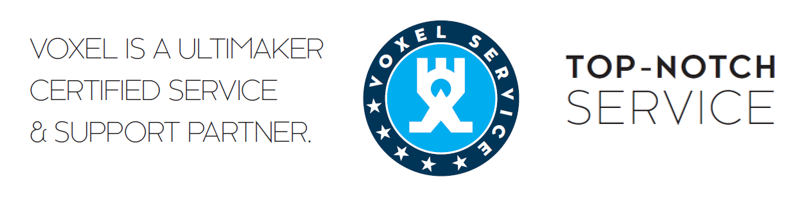 Picture of Voxel Factory Banner Certified Service and Repair for Ultimaker in Canada