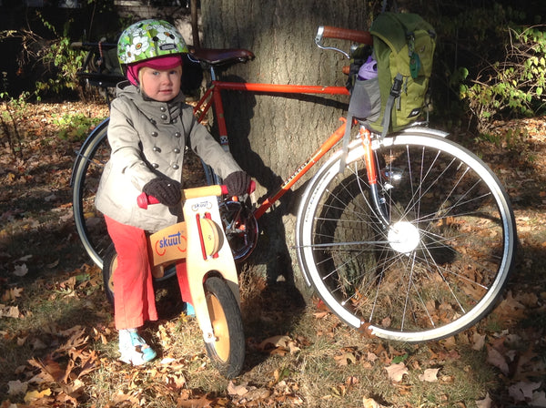 Biking to School - Balance Bike