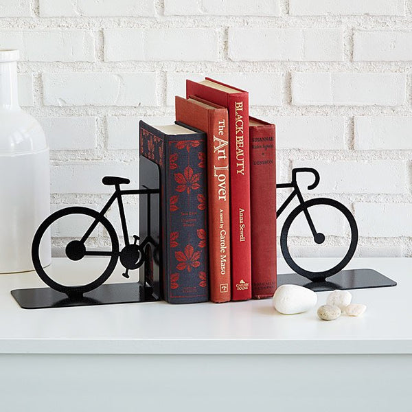 Bicycle Bookends for Valentines Day bike lover