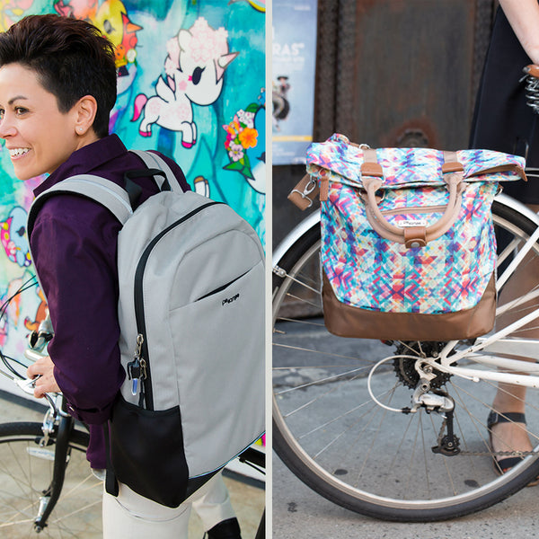 Options for carrying things on your bike when you bike to work