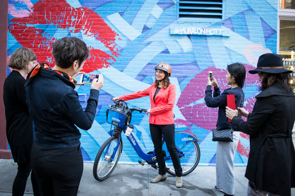 Cool bike accessories photo shoot