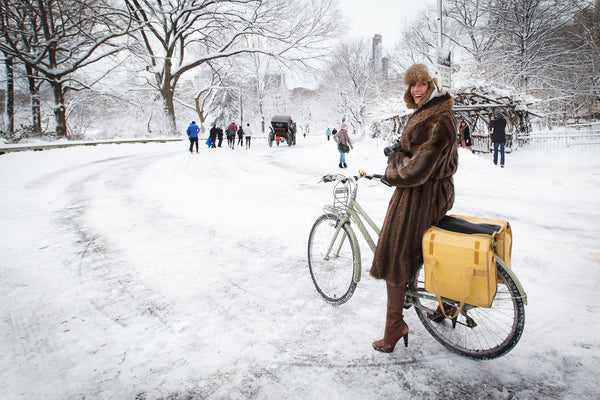 Stylish Winter Biking