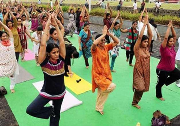 International Yoga Day in Rajpath