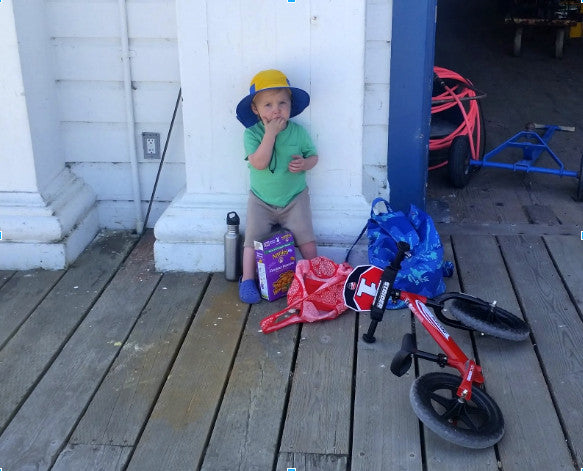 Summer Family Bike Rides: Packing Snacks