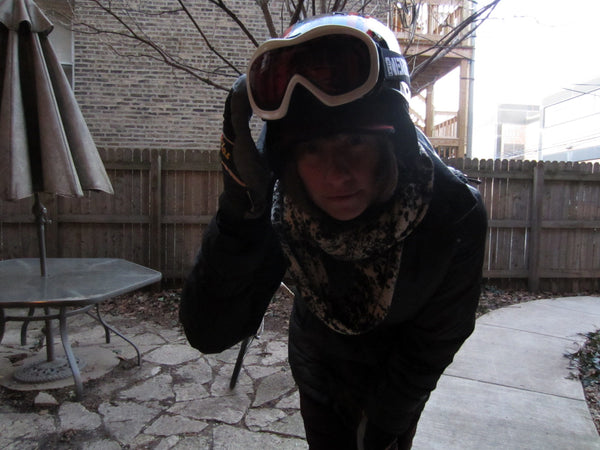 Winter Biking Style Portrait