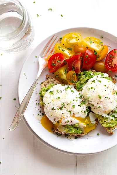 Healthy Comfort Foods: Poached Eggs & Avocado on Toast