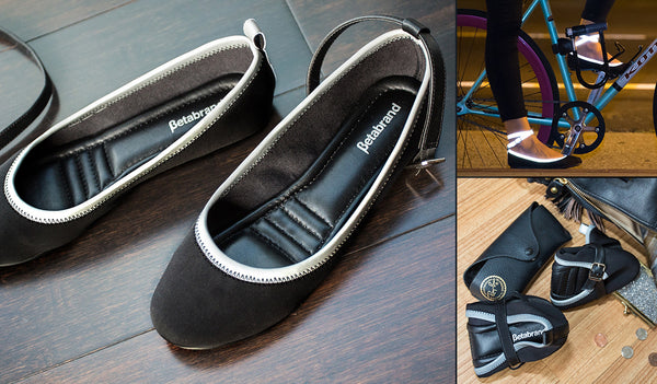 Reflective Gear - Betabrand FlipSlips reflective shoes