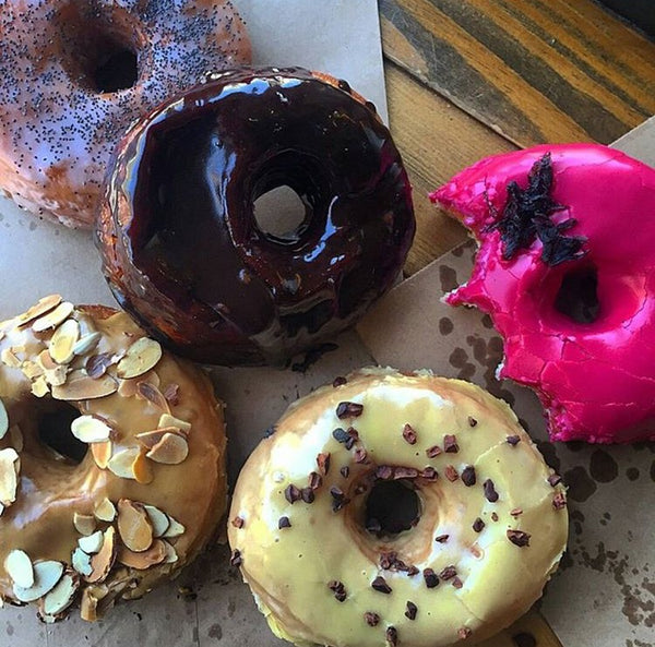 Terez Eats at Dough Donuts in NYC