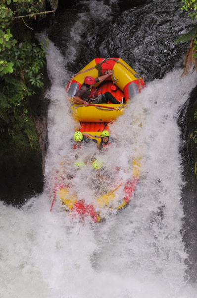 Terez goes white water rafting in New Zealand