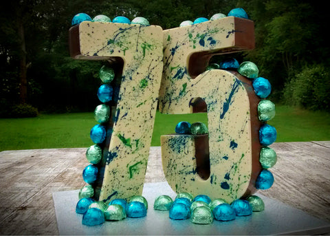 75th Birthday Chocolate Sculpture