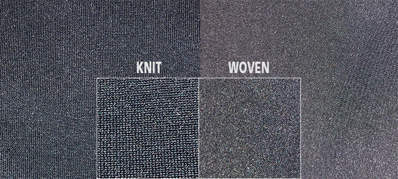 knit vs woven fabric