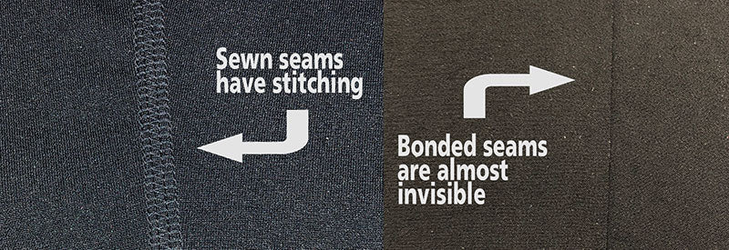 sewn vs bonded seams