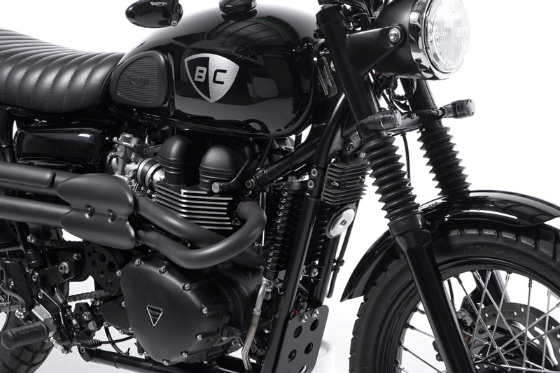 British Customs X Death Collective Triumph Scrambler