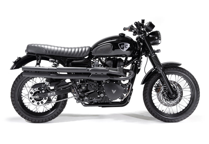 British Customs X Death Collective Triumph Scrambler