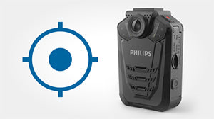 Philips VideoTracer Body Worn Camera DVT3120 - GPS Watermark - Speech Products