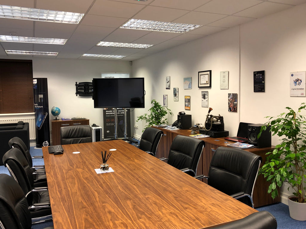 Speak-IT Solutions - fully fitted boardroom and demonstration facility for customers to experience the latest innovations in voice technology and speech processing