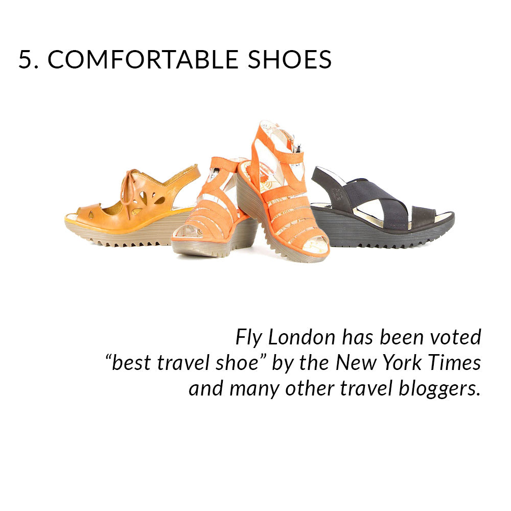 Fly London Shoes voted best travel shoe