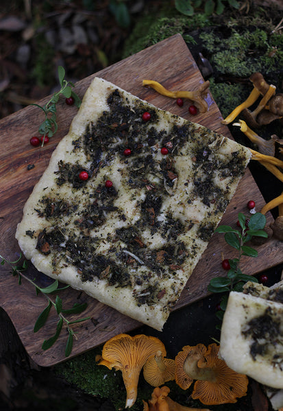 mushroom foccacia