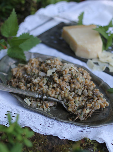 mushroom risotto