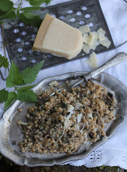 mushroom risotto