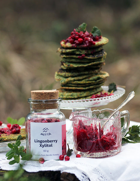 vegan nettle pancakes