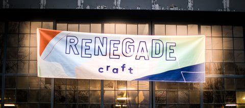 renegade craft show banner in seattle