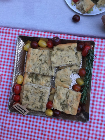 vegan focaccia bread