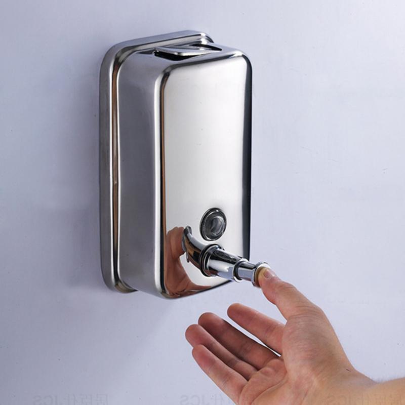 stainless steel hand soap dispenser