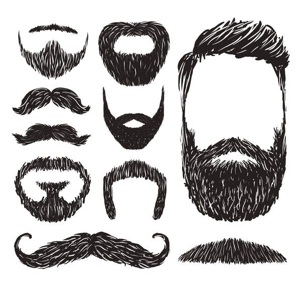 Various beard styles