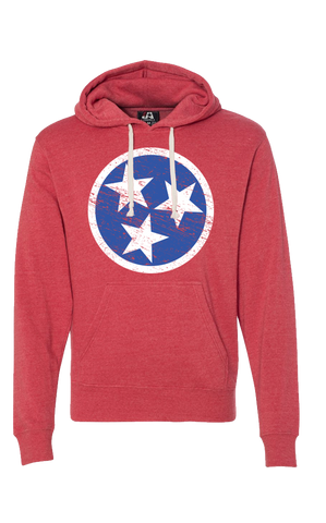 Red Tennessee Tri Star Sweatshirt