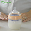 haakaa 2-pak flaskesut i medicinsk silicone - 3M+, Medium - naturebaby.dk