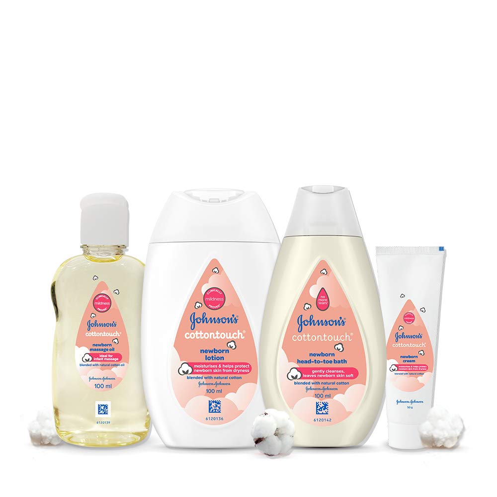 Johnson's Baby Cotton Touch Complete Baby Care Gift Set – Baby Bath 10 –  Beautyzaa