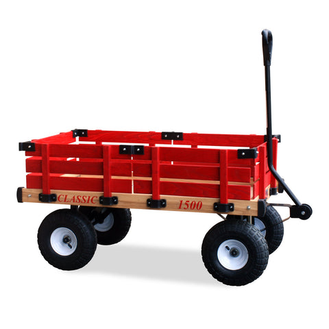 Classic Red Wooden Wagon - Ships in Canada Only | Canada The Store