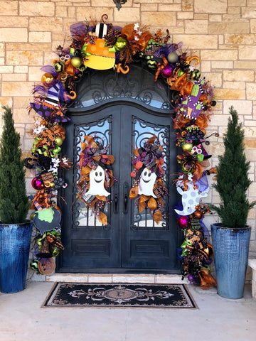 Fun Halloween Front Door Decor 
