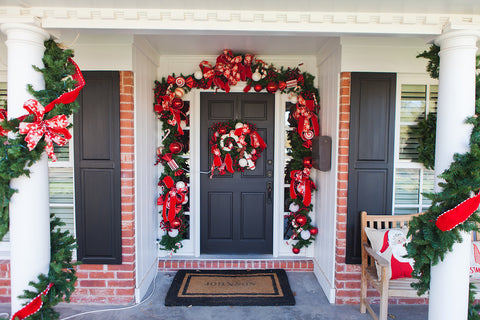 Candy Cane Front Door